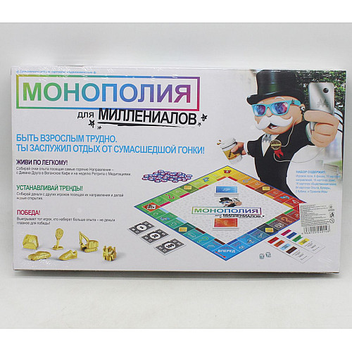 Настольная игра MiC Монополия для миллениалов рус (SC806E)