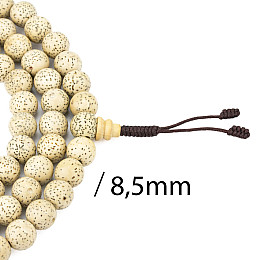 Чётки из семян пальмы Swayambhu ST Кровь дракона 108 бусин 8.5 мм (22832)