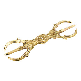 Ваджр HandiCraft плоский Бронза Три спицы 14.4 см (26358)