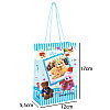 Сумочка подарочная пластиковая с ручками Gift bag Мягкие игрушки 17х12х5.5 см Голубой (27324)