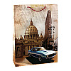 Сумочка подарочная бумажная с ручками Gift bag Рим 43х32х10 см (19380)