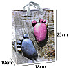 Сумочка подарочная бумажная с ручками Gift bag Камешки 23х18х10 см (15791)