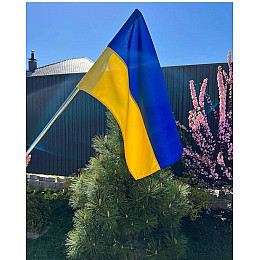 Флаг Украины Bookopt габардин 90*135 см BK3025