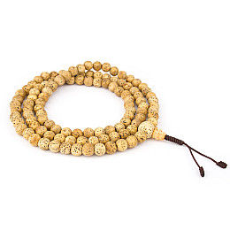 Чётки из семян пальмы Swayambhu ST Кровь дракона108 бусин 6.8 мм (14878)