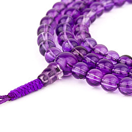 Чотки Swayambhu ST 108 намистин Аметист Діаметр намистини - 6 см (14859)