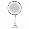 Гибкое зеркало на присоске с 10x увеличением и подсветкой LED MIRROR 10X Silver