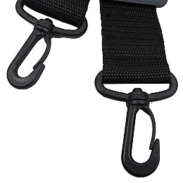 Наплечный ремень для дорожной или спортивной сумки Portfolio 134х3,8 см Черный (S1645292)