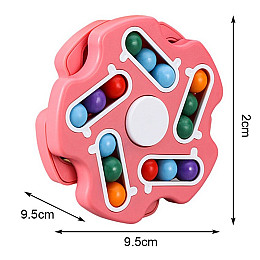 Головоломка антистресс RIAS Fidget Spinner Cube Pink (3_01457)