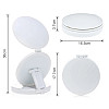 Косметическое зеркало с LED подсветкой RIAS Eclipse раскладное White (3_01480)