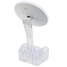 Косметическое зеркало с LED подсветкой RIAS HH098 26LED 360° с органайзером (3_01549)