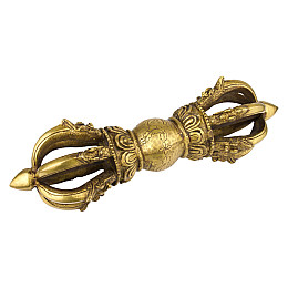 Ваджр (дордже) HandiCraft Бронза Семь спиц 24 см (25978)