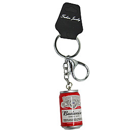 Брелок пластиковый Банка пива Budweiser MiC (BR2153)