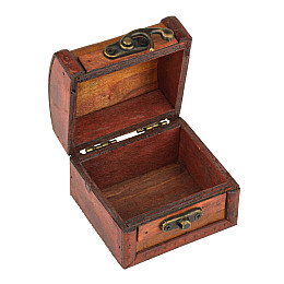 Шкатулка Сундучок в колониальном стиле Guardar 7.9х7,3х6 см Коричневый (27374)