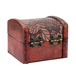 Шкатулка Сундучок в колониальном стиле Guardar 7.9х7,3х6 см Коричневый Медный (27377)