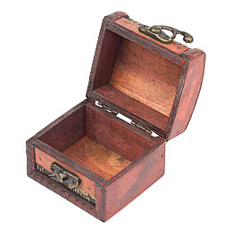 Шкатулка Сундучок в колониальном стиле Guardar 7.9х7,3х6 см Коричневый Бронзовый (27379)