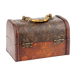 Шкатулка Сундучок в колониальном стиле Guardar 14х9х8.5 см Коричневый (27419)
