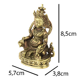 Статуя Дзамбалы Kailash Бронза антик 8.5 см (26761)