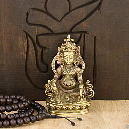 Статуя Дзамбалы Kailash Бронза антик 8.5 см (26761)