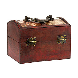 Шкатулка Сундучок в колониальном стиле Guardar 14х10х9 см Коричневый (27421)