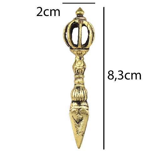 Пхурба Кила HandiCraft Бронза Девять спиц 8 см (26373)