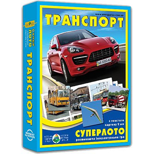 Игра Супер ЛОТО Транспорт Київська Фабрика Іграшок (81978)