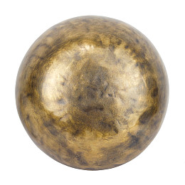 Поющая чаша Тибетская Singing bowl Ручная холодная ковка 23,3/23,3/11,5 см Бронзовый (27410)