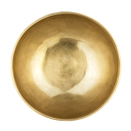 Тибетська співоча чаша Singing bowl Ручна холодна ковка 15,5/15,5/8 см Бронза матова (26555)