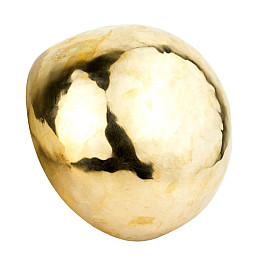 Співоча чаша Тибетська Singing bowl Ручна холодна ковка 24/24/11.7 см Бронза полірована (27398)