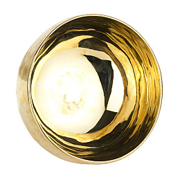 Співоча чаша Тибетська Singing bowl Ручна холодна ковка 23/23/10.5см Бронза полірована (27399)