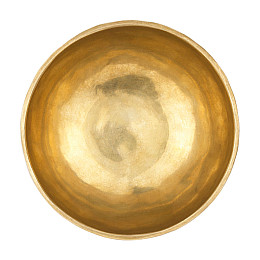 Співоча чаша Тибетська Singing bowl Ручна холодна ковка 13.6/13.6/6.5 см Бронза матова (26562)