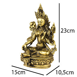 Статуя Зеленая Тара Kailash Бронза 23 см (26311)