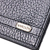 Зажим из натуральной зернистой кожи CANPELLINI 21518 Черный