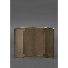 Кожаная обложка для военного билета 7.0 темно-коричневая Crazy Horse BlankNote