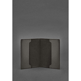 Кожаная обложка для удостоверения офицера 9.0 темно-коричневая BlankNote