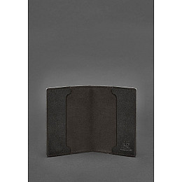 Кожаная обложка для удостоверения офицера 9.0 темно-коричневая BlankNote