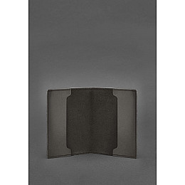 Кожаная обложка для служебного удостоверения военнослужащего Госспецсвязи темно-коричневая BlankNote