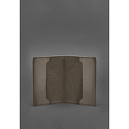 Кожаная обложка для служебного удостоверения военнослужащего Госспецсвязи темно-коричневый Crazy Horse BlankNote