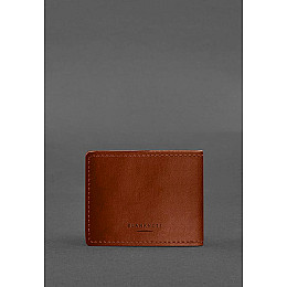 Кожаная обложка для разрешения на оружие светло-коричневая BlankNote