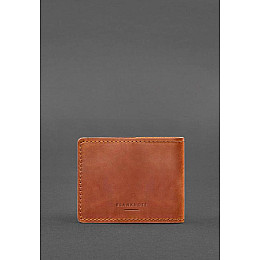 Кожаная обложка для разрешения на оружие светло-коричневая Crazy Horse BlankNote