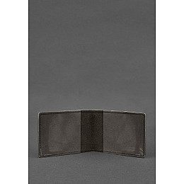 Кожаная обложка для разрешения на оружие темно-коричневая BlankNote