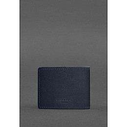 Кожаная обложка для разрешения на оружие темно-синяя BlankNote