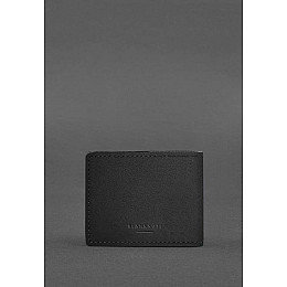 Кожаная обложка для разрешения на оружие Черная BlankNote