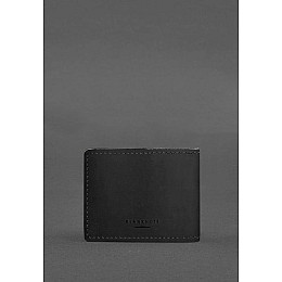 Кожаная обложка для разрешения на оружие черная Crazy Horse BlankNote