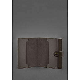 Кожаная обложка-портмоне для удостоверения офицера 11.0 темно-коричневый Crazy Horse BlankNote