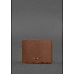 Кожаная обложка на удостоверение Морской охраны светло-коричневая Crazy Horse BlankNote