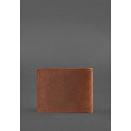 Кожаная обложка на удостоверение Государственной налоговой службы светло-коричневая Crazy Horse BlankNote