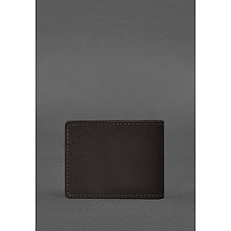 Кожаная обложка на удостоверение Государственной налоговой службы темно-коричневая BlankNote