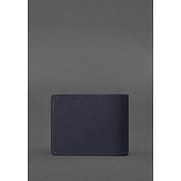 Кожаная обложка на удостоверение Государственной налоговой службы темно-синяя Crazy Horse BlankNote