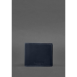 Кожаная обложка для удостоверения министерства обороны темно-синяя BlankNote