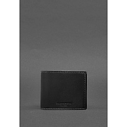 Кожаная обложка для удостоверения министерства обороны Черная BlankNote